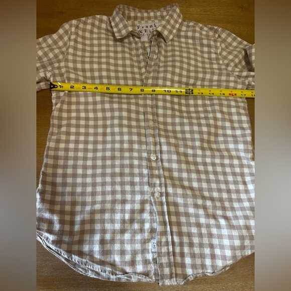 Frank and Eileen Women’s Gingham Barry Button Up 100% Cotton Small - Picture 7 of 12